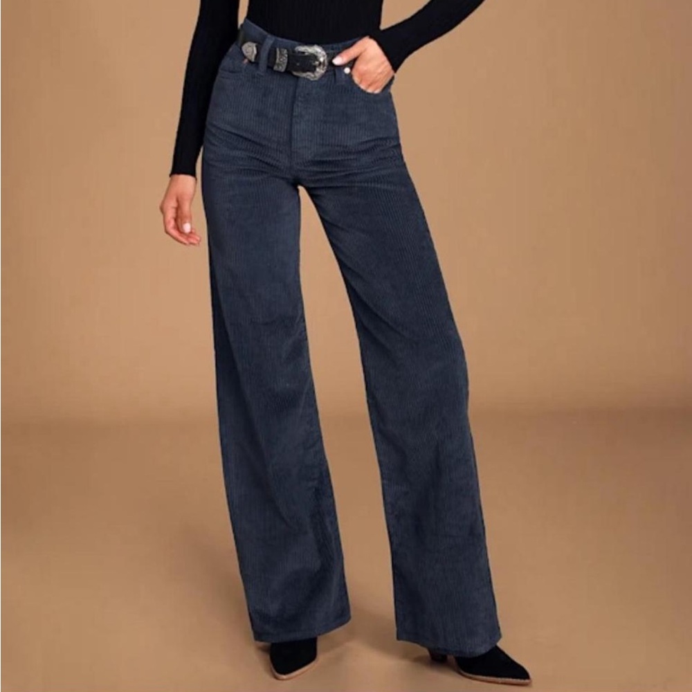 Levi's Dark Blue Wide Leg Pants
